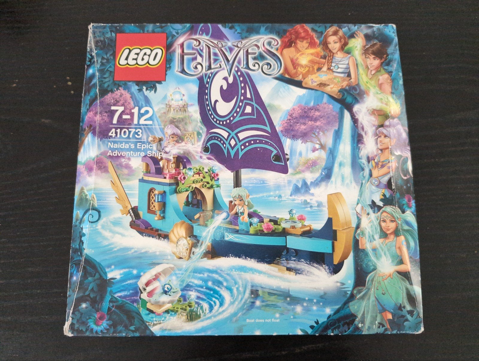 LEGO Elves 41073 Naida's Epische Avontuursschip, Kinderen en Baby's, Gebruikt, Lego, Ophalen of Verzenden, Compleet