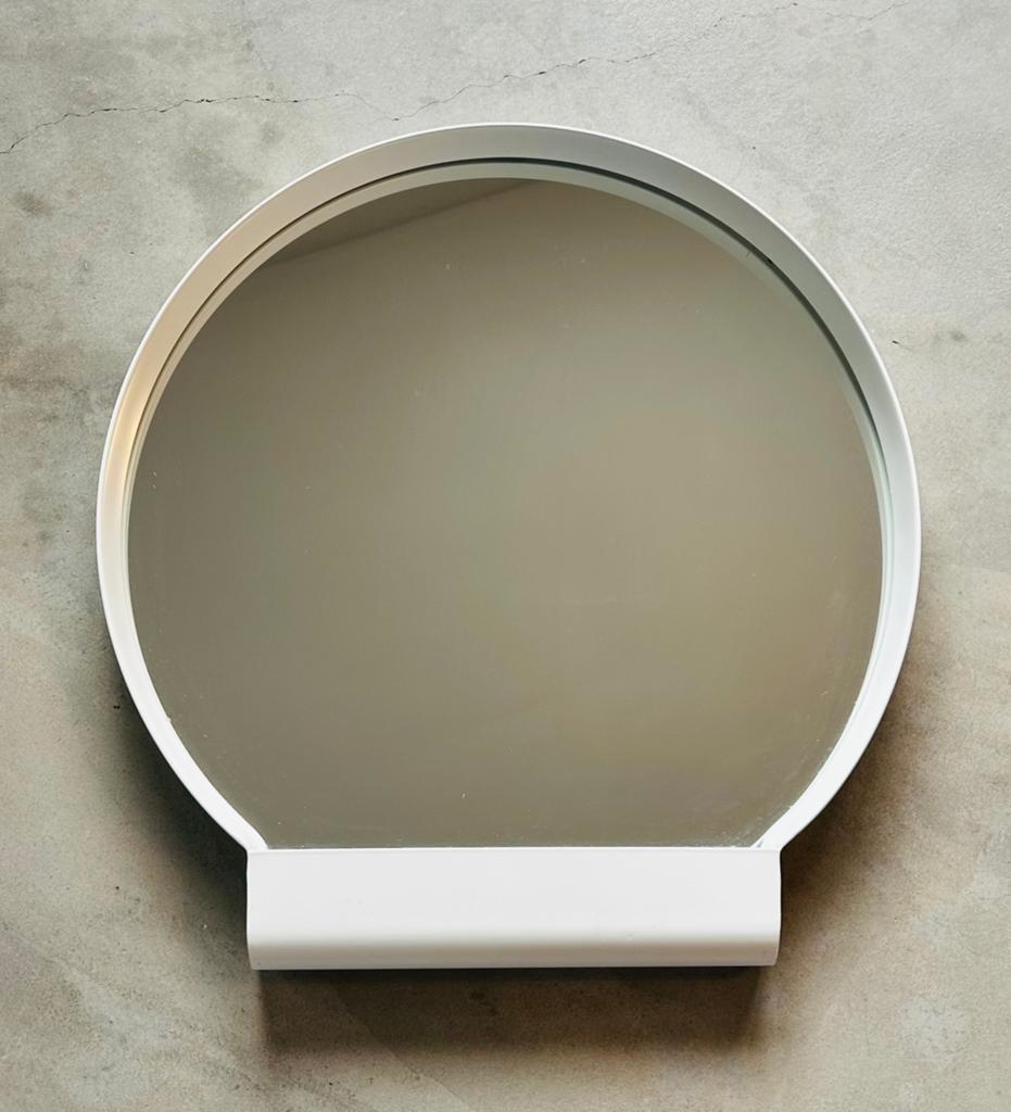 HAY x IKEA Ypperlig Spiegel Wit, Huis en Inrichting, Woonaccessoires | Spiegels, Minder dan 50 cm, Ophalen of Verzenden, Zo goed als nieuw