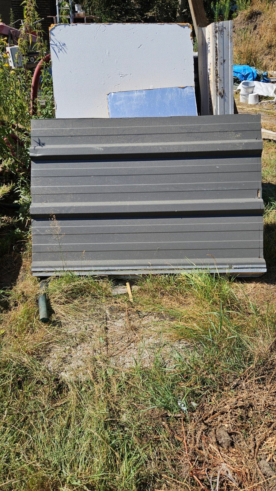 gratis dakplaten, Ophalen