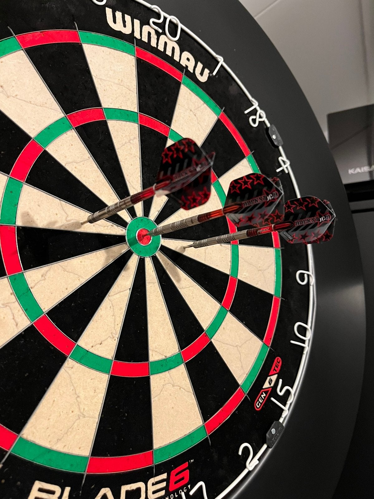 Dartset COMPLEET, Sport en Fitness, Darts, Ophalen, Zo goed als nieuw, Dartbord met pijlen