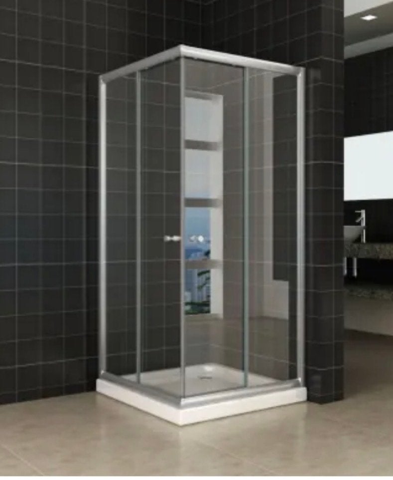 Nieuwe douchecabine met schuifdeuren, Ophalen, Nieuw, Glas, Douche