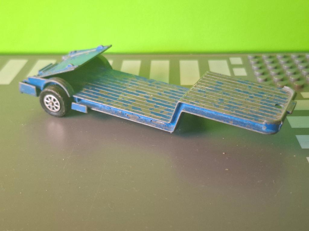 Corgi Juniors - Oplegger [blauw] 1/80, Ophalen of Verzenden, Gebruikt, Bus of Vrachtwagen
