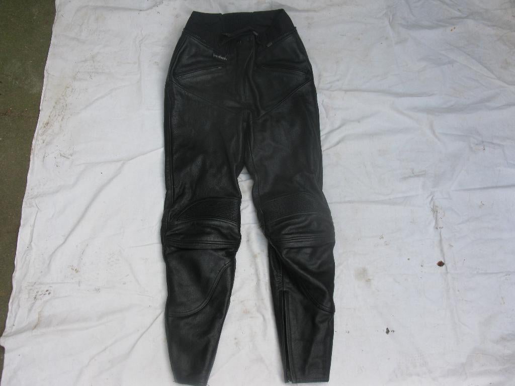 Leren motorbroek dames maat 38, Ophalen of Verzenden, Tweedehands, Dames, Broek | leer