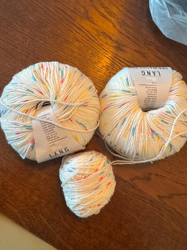 Lang Yarns Merino 200 Bébé Color - 100% Scheerwol, Ophalen of Verzenden, Zo goed als nieuw, Breien of Haken, Wol of Garen