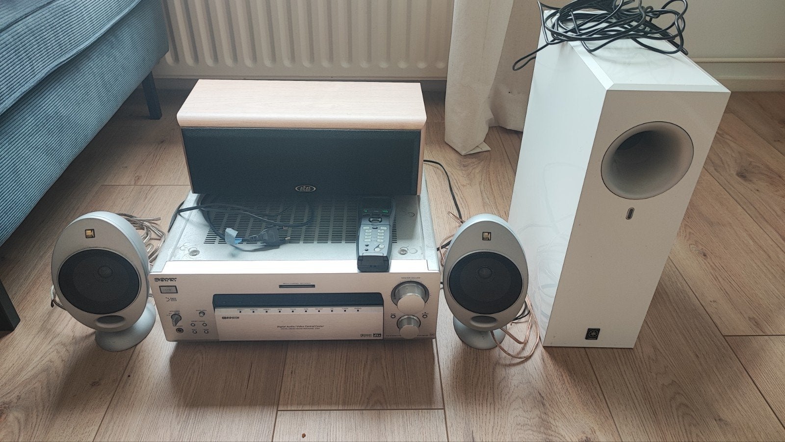 Complete audioset: Sony, KEF, Yamaha & Eltax topgeluid!, Ophalen, 70 watt of meer, Zo goed als nieuw, Overige spelers