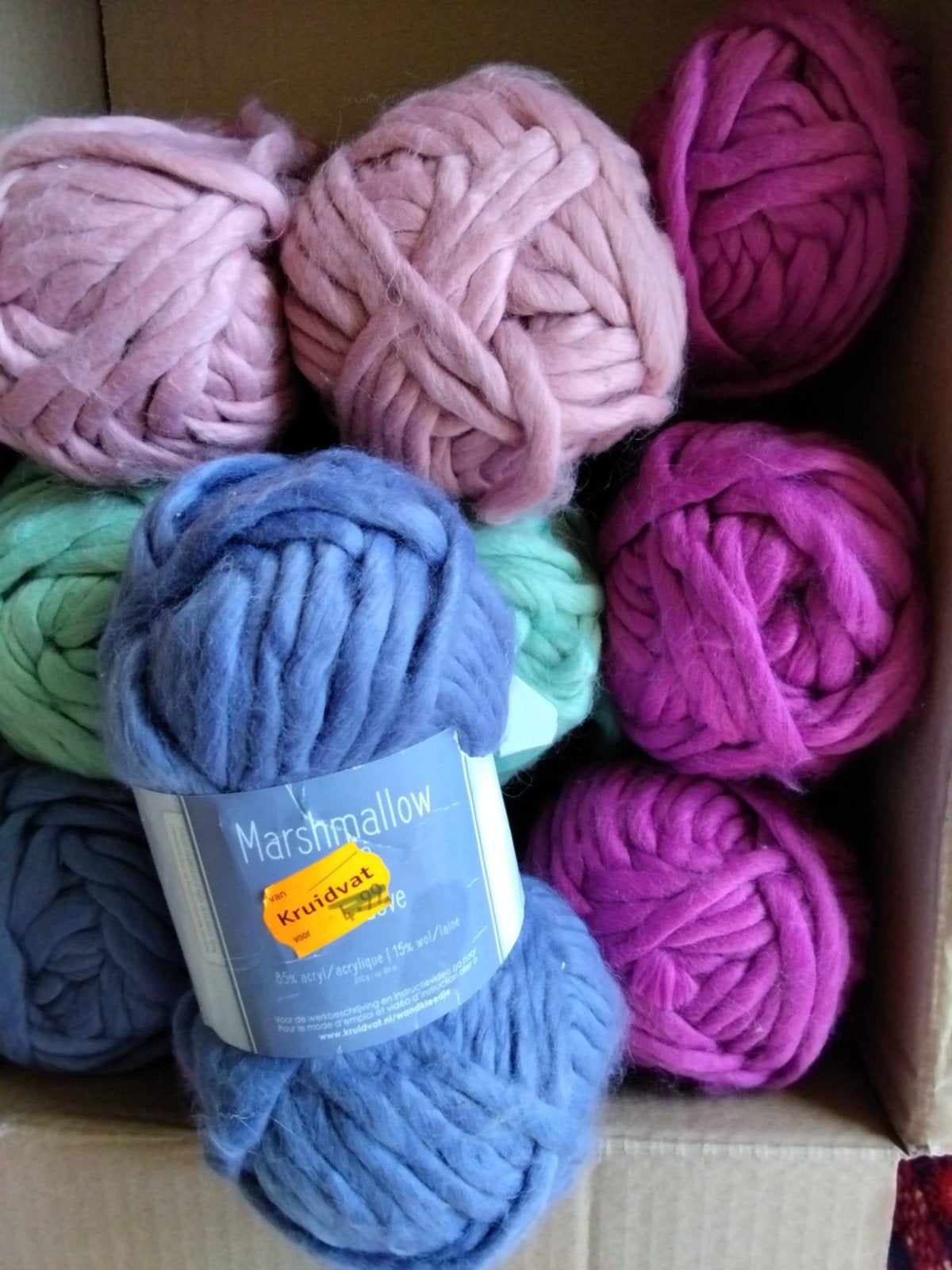 Marshmallow Wol/Garen - Diverse Kleuren, Ophalen of Verzenden, Nieuw, Breien of Haken, Wol of Garen