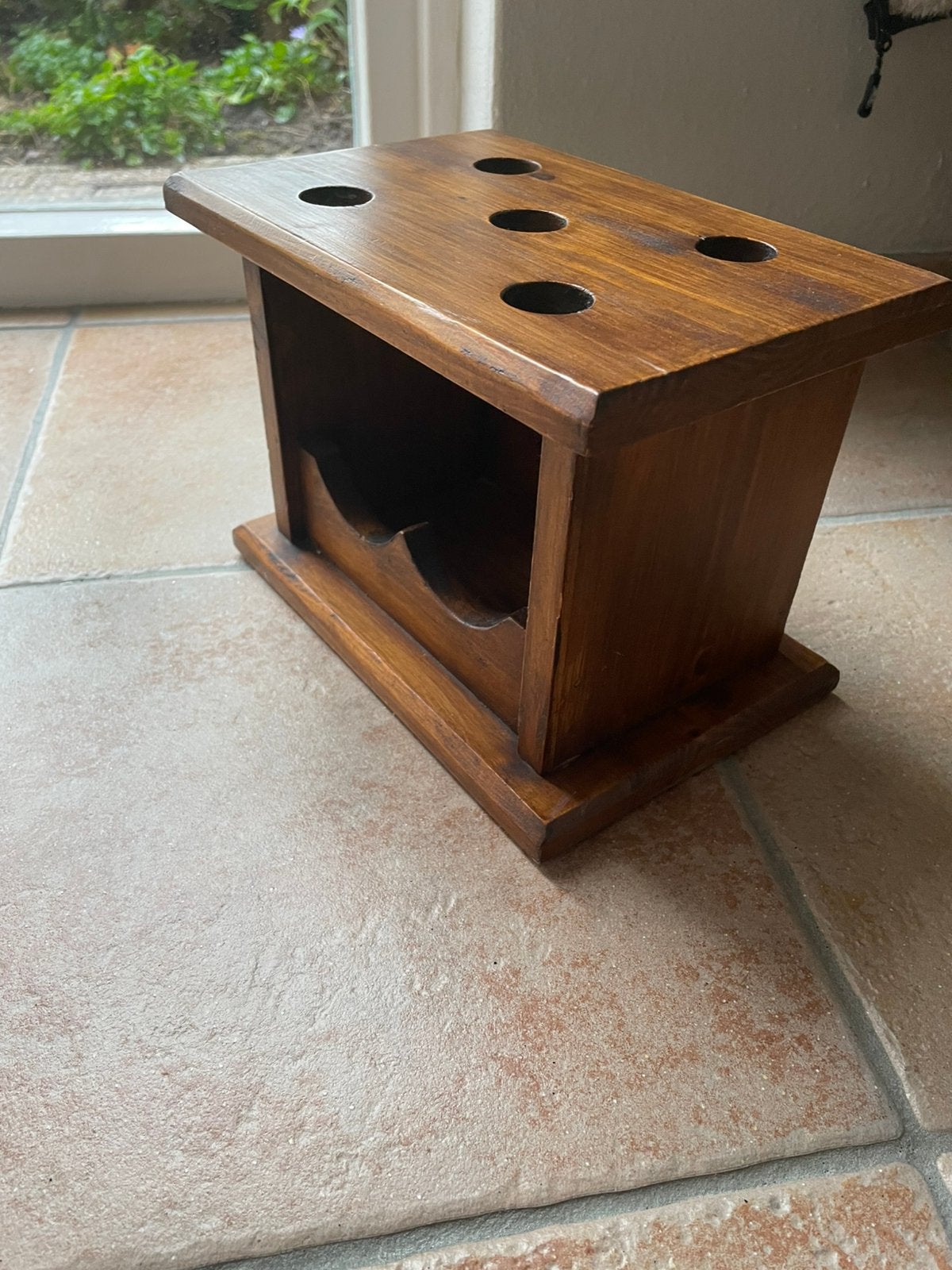 Houten stoof, Ophalen