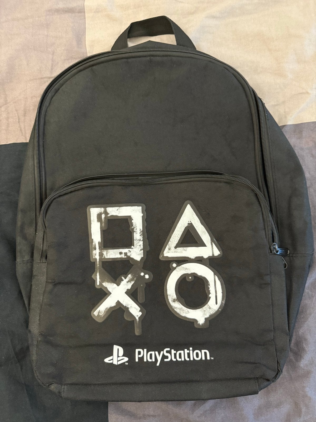 PlayStation Rugzak Zwart met Iconisch Logo, Overige merken, 25 tot 40 cm, Nieuw, Ophalen of Verzenden