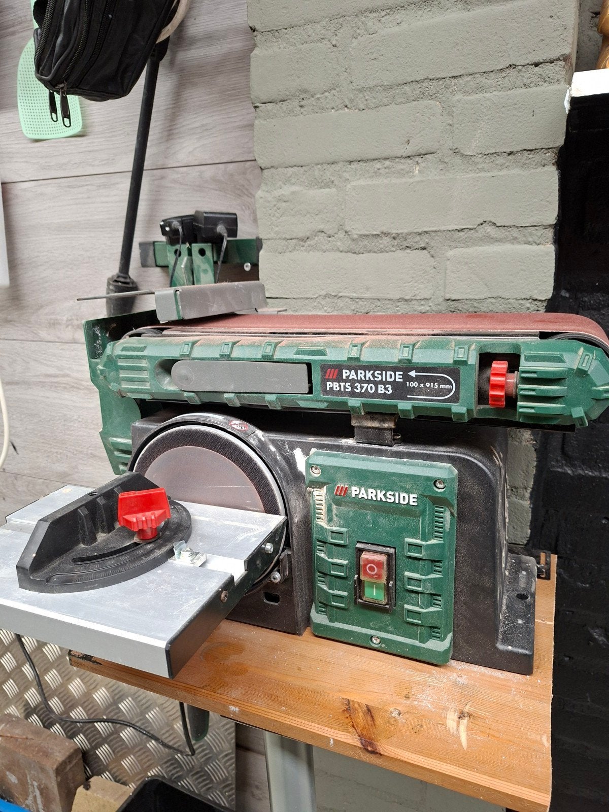 Parkside PBTS 370 B3 Bandschuurmachine - Zo goed als nieuw, Ophalen, Zo goed als nieuw, Minder dan 700 watt, Overige typen