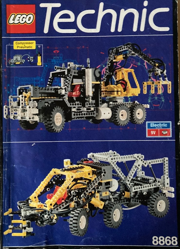 Technische grijpwagen Lego 8868, Kinderen en Baby's, Gebruikt, Lego, Ophalen of Verzenden, Complete set
