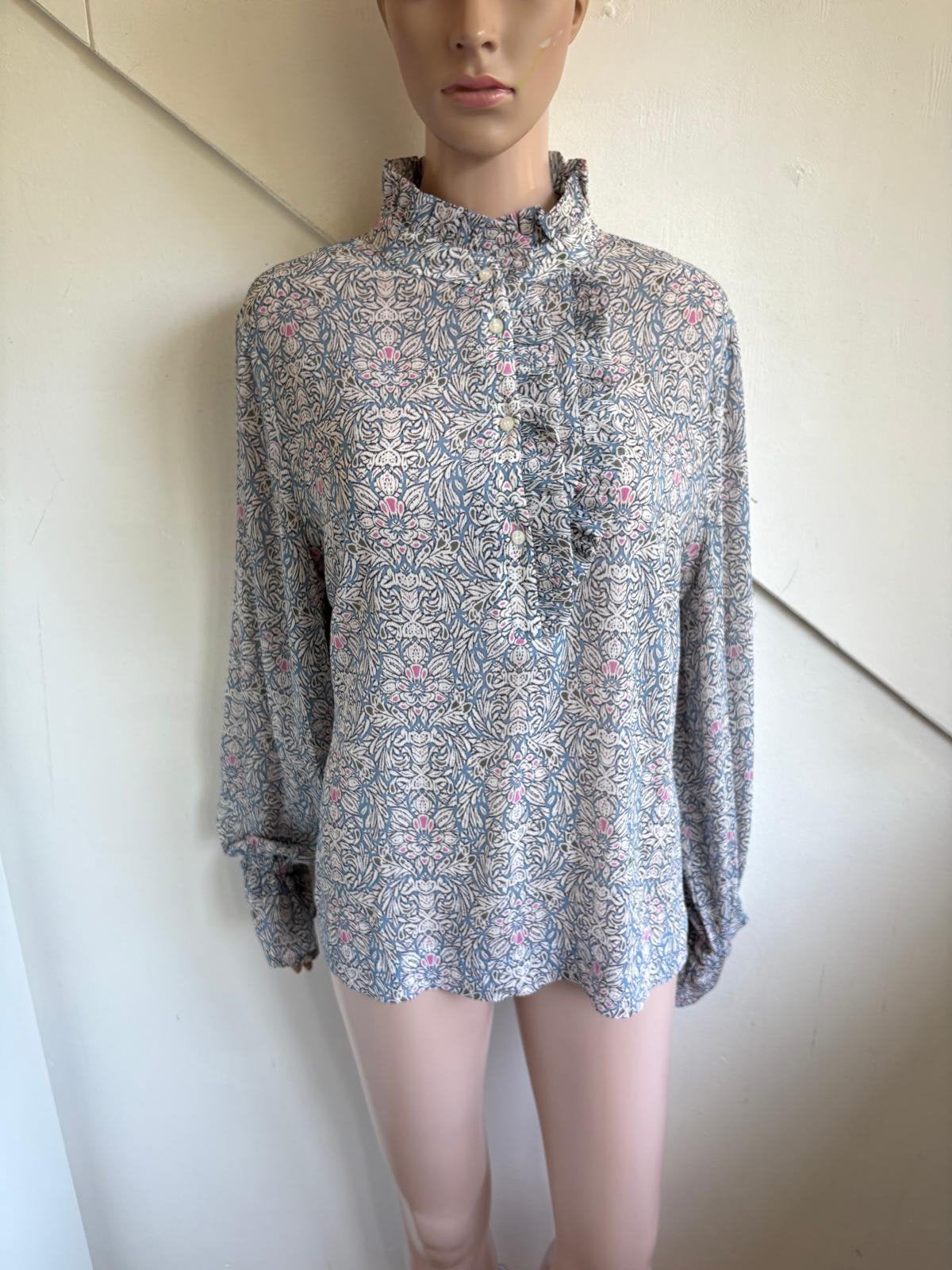 Studio Anneloes blouse maat L paisley odette voile blouse, Kleding | Dames, Ophalen of Verzenden, Zo goed als nieuw, Maat 42/44 (L)