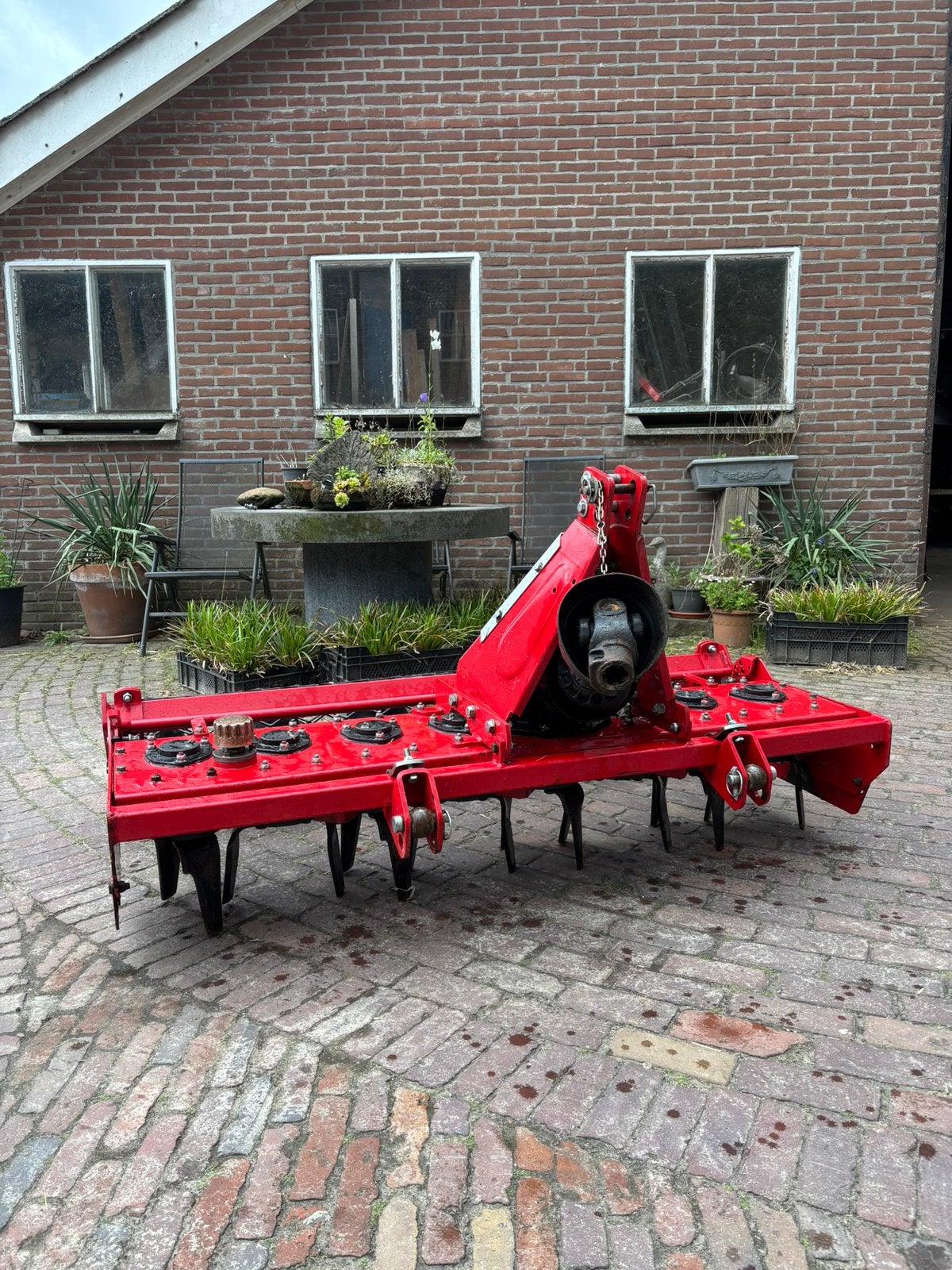 Kraffter Rotorkopeg 170cm met gaasrol z.g.a.n., prijs 1650,-, Ophalen, Akkerbouw, Grondbewerking