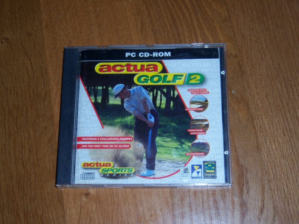 Originele PC game ACTUA GOLF2 (Windows 95), 1 speler, Ophalen of Verzenden, Zo goed als nieuw, Sport