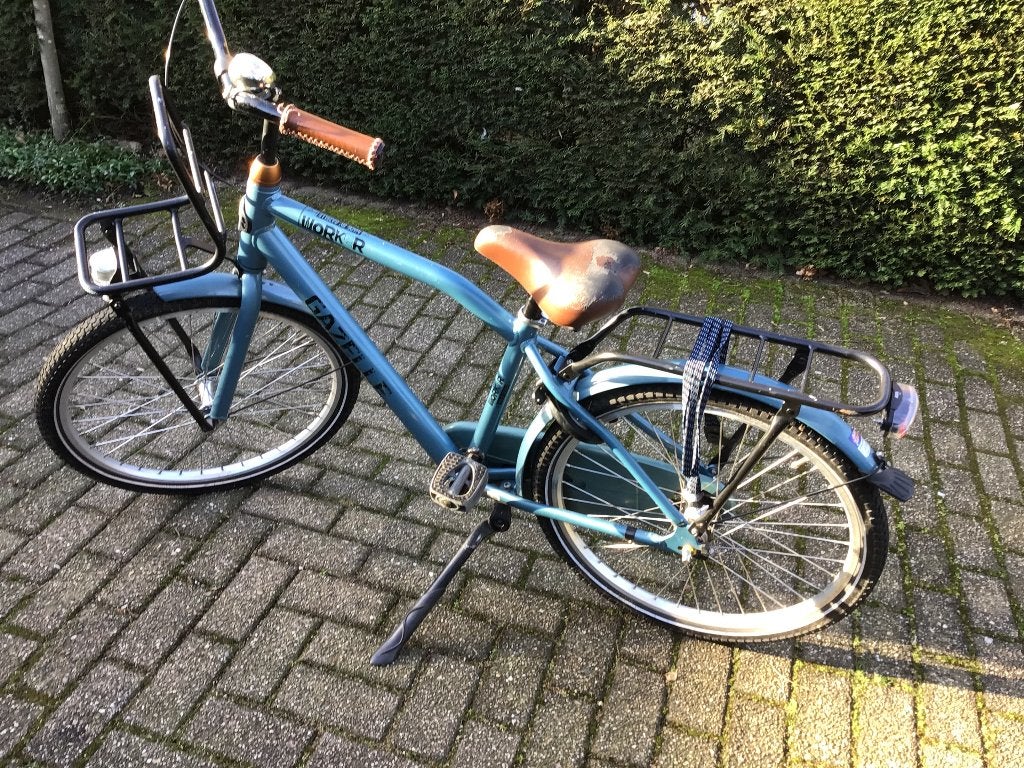 Solide Gazelle Work-D transportfiets 24 inch, Fietsen en Brommers, Fietsen | Jongens, Gebruikt, 24 inch, Versnellingen, Terugtraprem