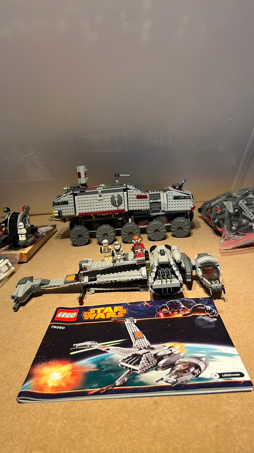 Lego 75050 Star Wars B-Wing, Kinderen en Baby's, Ophalen of Verzenden, Zo goed als nieuw
