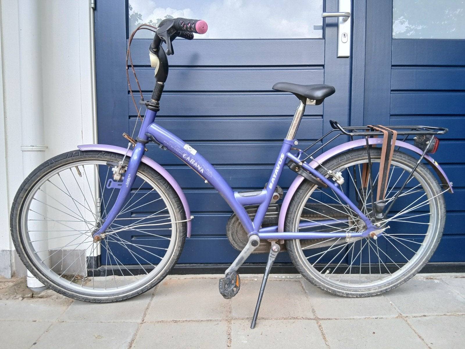 Batavus Gabana meisjesfiets 24 inch - paars, Fietsen en Brommers, Fietsen | Meisjes, Ophalen, Terugtraprem, Batavus, Handrem