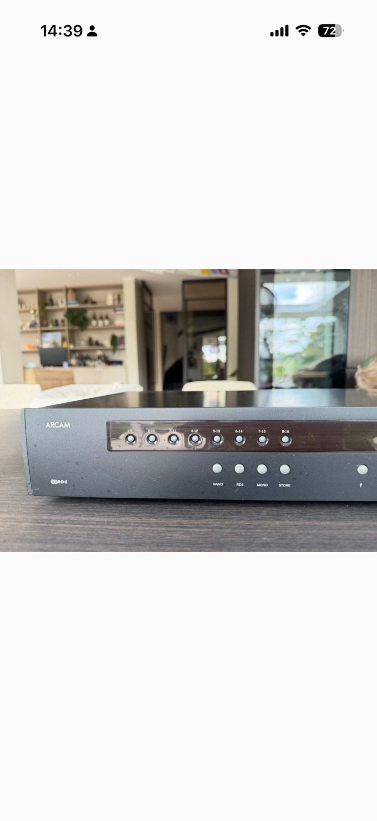 Arcam T61 AM/FM RDS Tuner – hoogwaardige radio tuner, Ophalen, Zo goed als nieuw