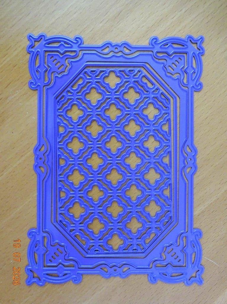 snijmal Die'sire Create-a-Card "Moroccan Lattice" € 5,00, Ophalen of Verzenden, Nieuw, Overige thema's, Pons of Mal