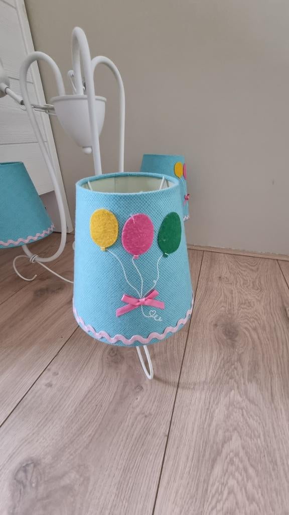 Kroonluchter/hanglamp met Lief! kapjes, Ophalen of Verzenden, Lamp