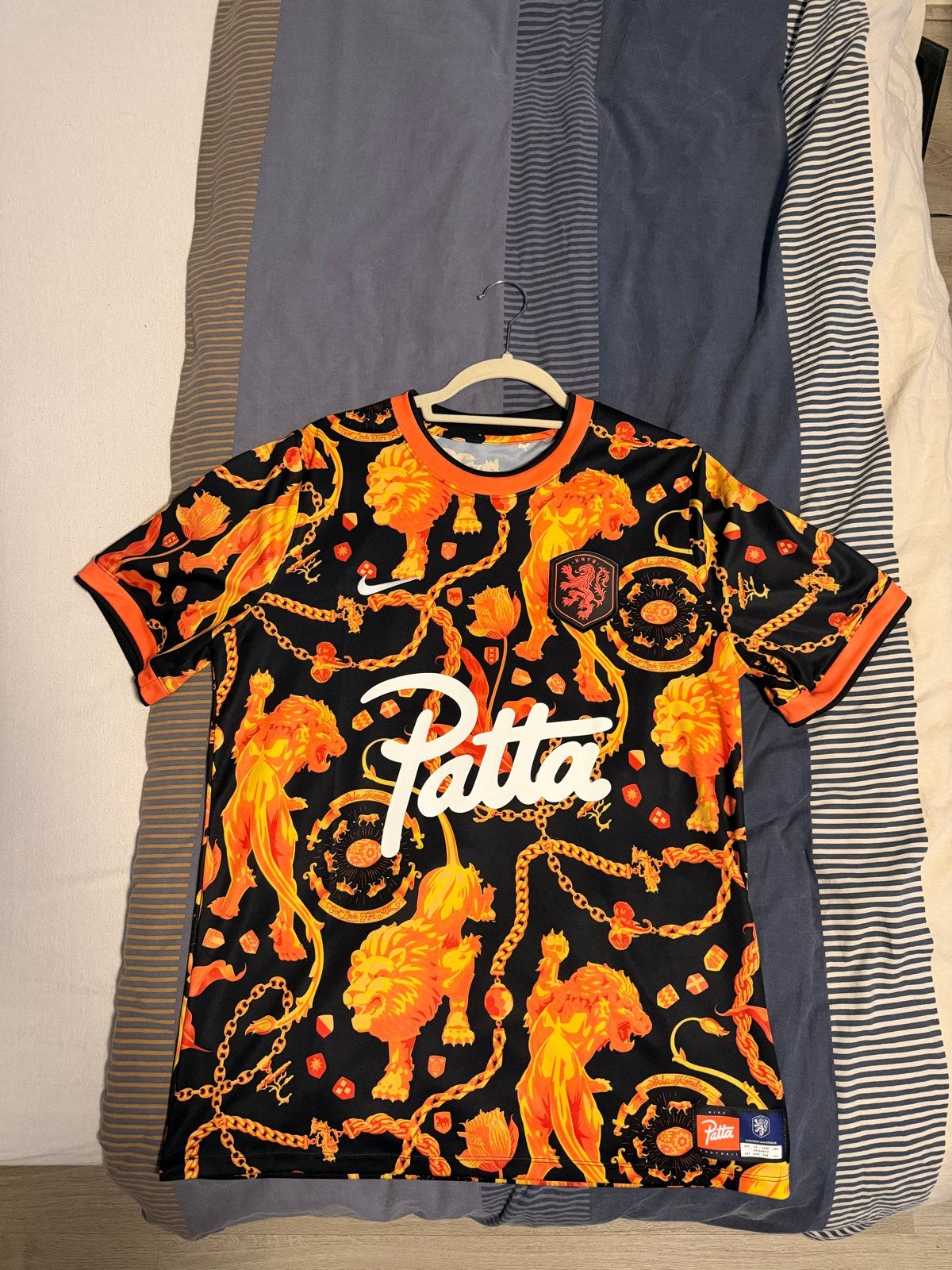 Patta x Nike KNVB pre-match jersey, Ophalen of Verzenden, Nieuw, Maat 52/54 (L), Zwart