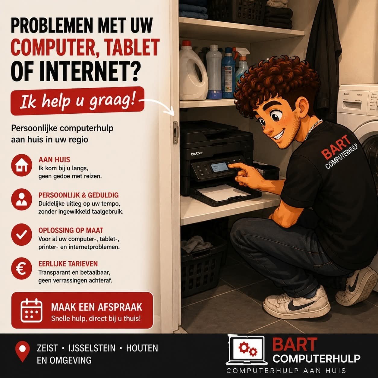 Computerhulp aan huis - Bart Computerhulp