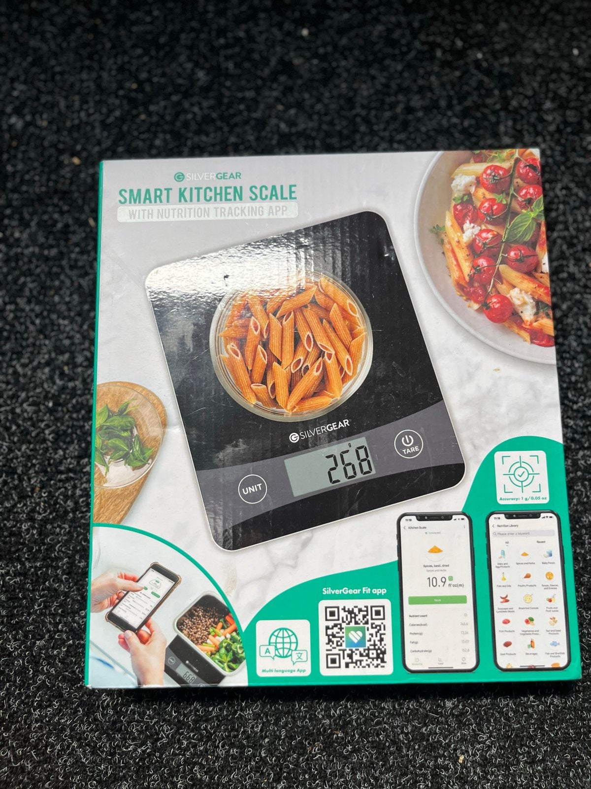 SilverGear Smart Keukenweegschaal met Voedings-App, Minder dan 10 kg, Keukenweegschaal, Nieuw, Ophalen of Verzenden
