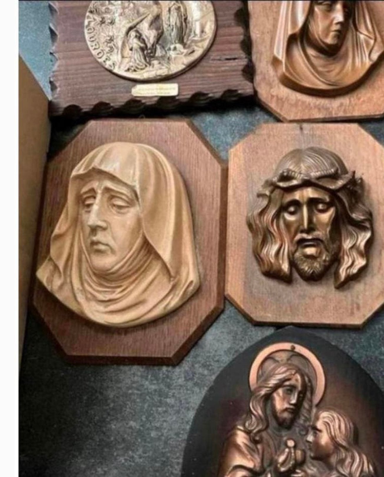 Religieuze antieke wandhangers …vanaf €19,95, Antiek en Kunst, Antiek | Religie, Ophalen of Verzenden
