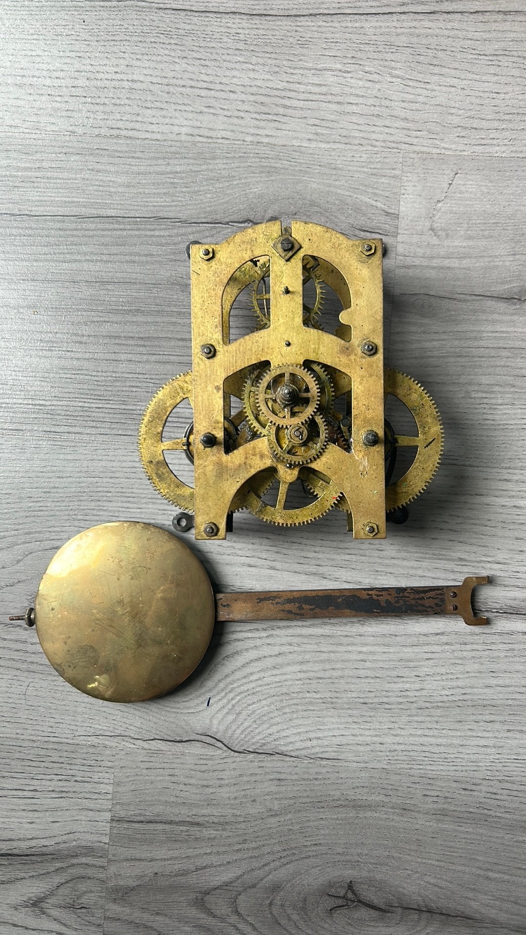 Oude klok onderdelen, Antiek en Kunst, Antiek | Klokken, Ophalen