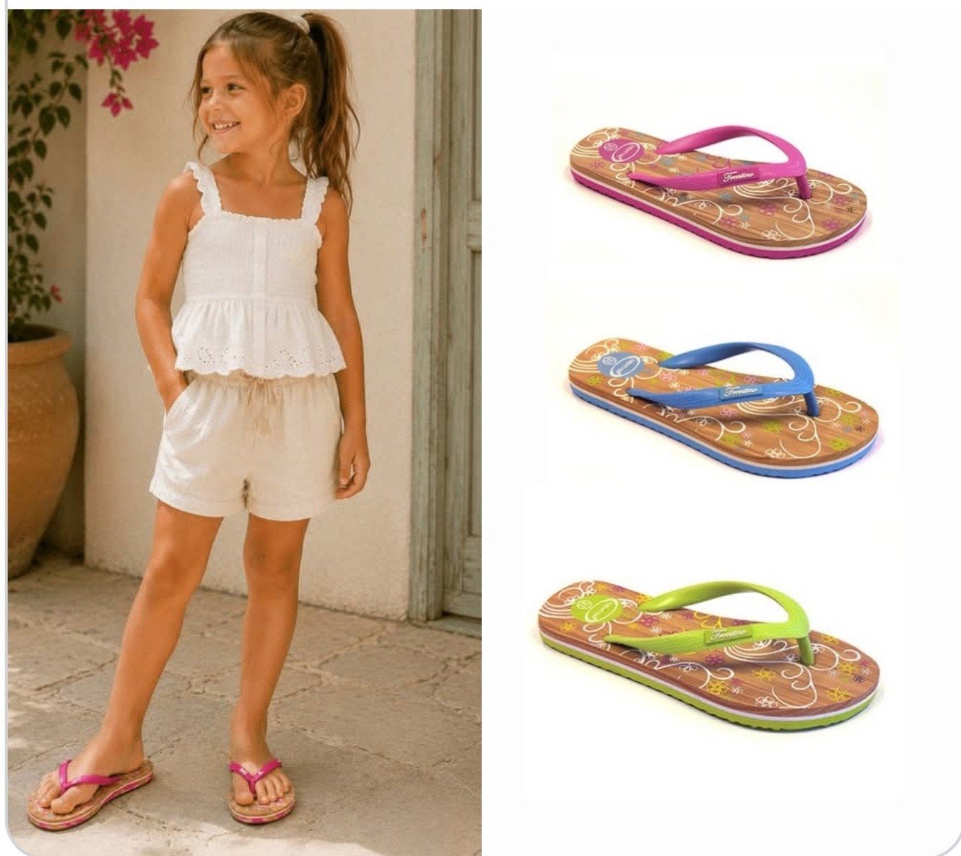 Partij slippers 50 paar, Ophalen, Nieuw, Meisje, Schoentjes