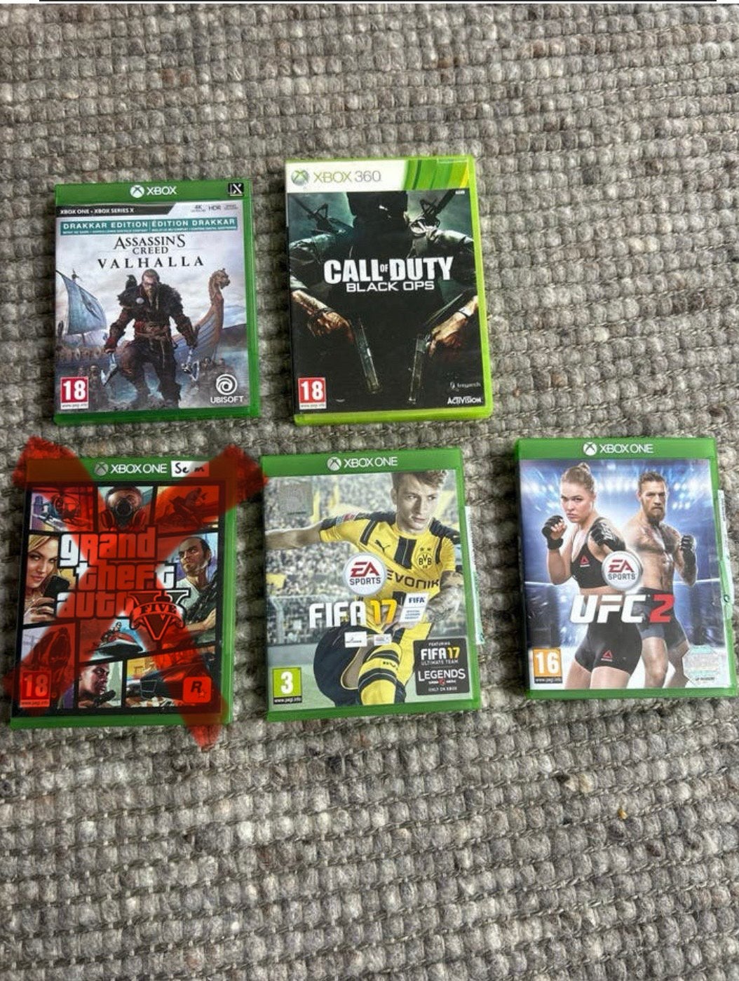 Xbox One & 360 Spellen: Assassin's Creed, FIFA, UFC, Spelcomputers en Games, Ophalen, Gebruikt, Vanaf 18 jaar, Overige genres