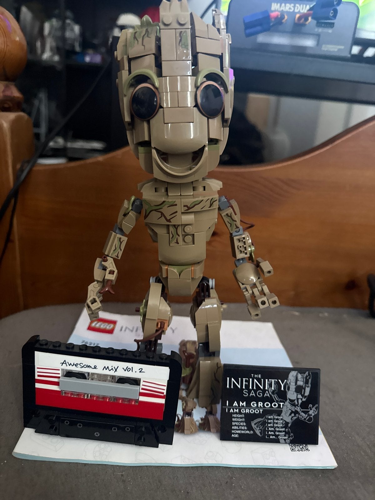 LEGO Marvel I Am Groot (76217), Ophalen, Zo goed als nieuw, Overige merken