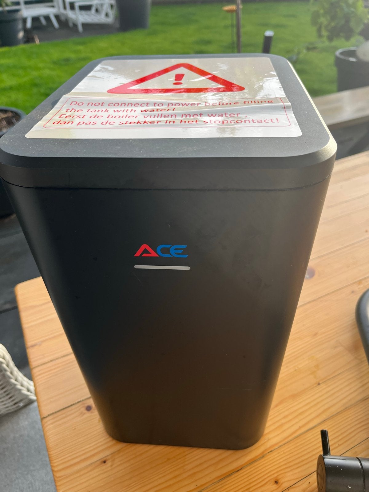 ACE Boiler met kraan en aansluitingen, Verzenden, Aardgas, Boiler, Zo goed als nieuw