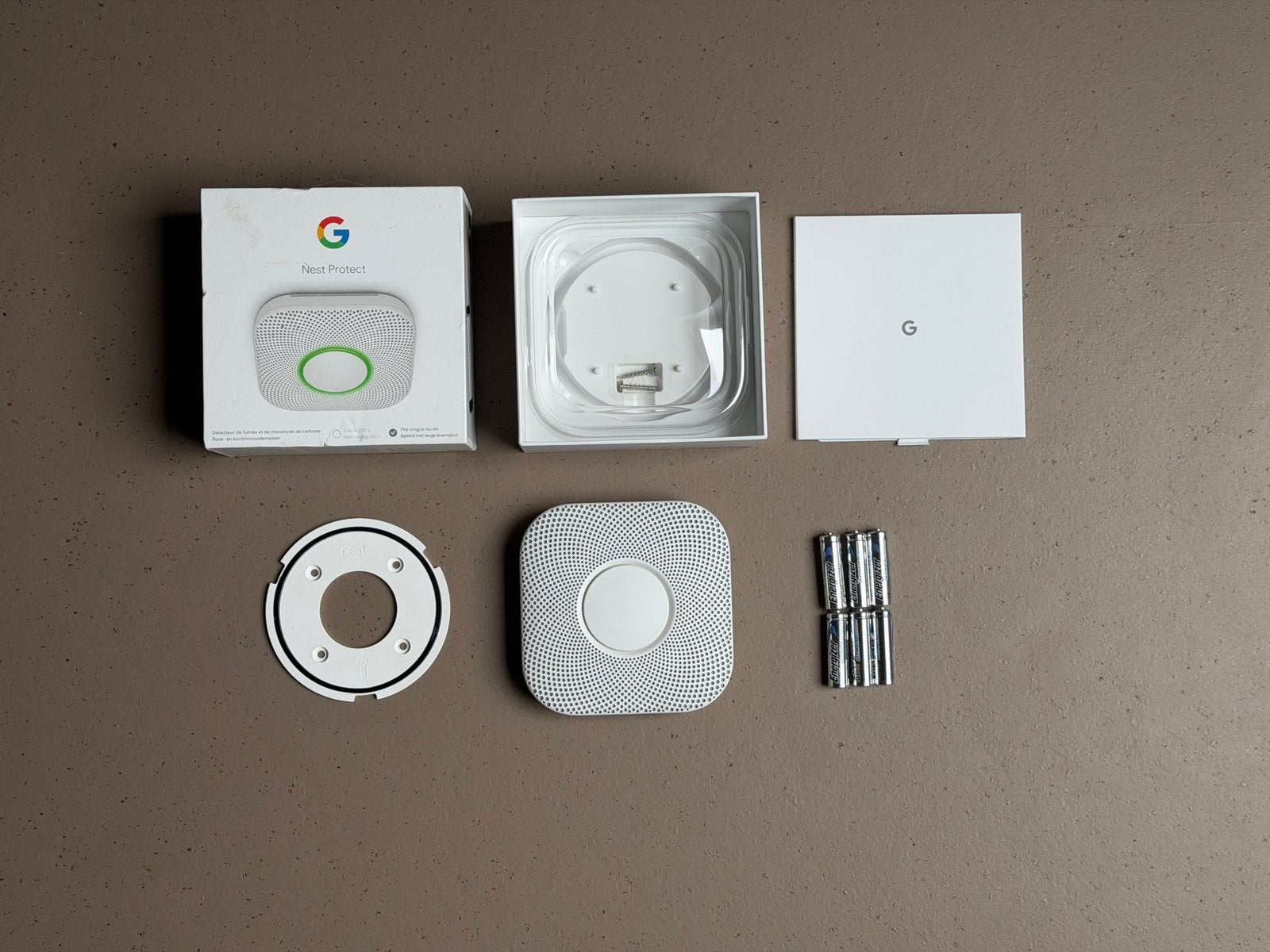 Nest Protect v2 Rook- en Koolmonoxidemelder (09-2031), Ophalen of Verzenden, Zo goed als nieuw, Detector, Sensor of Melder, Rook