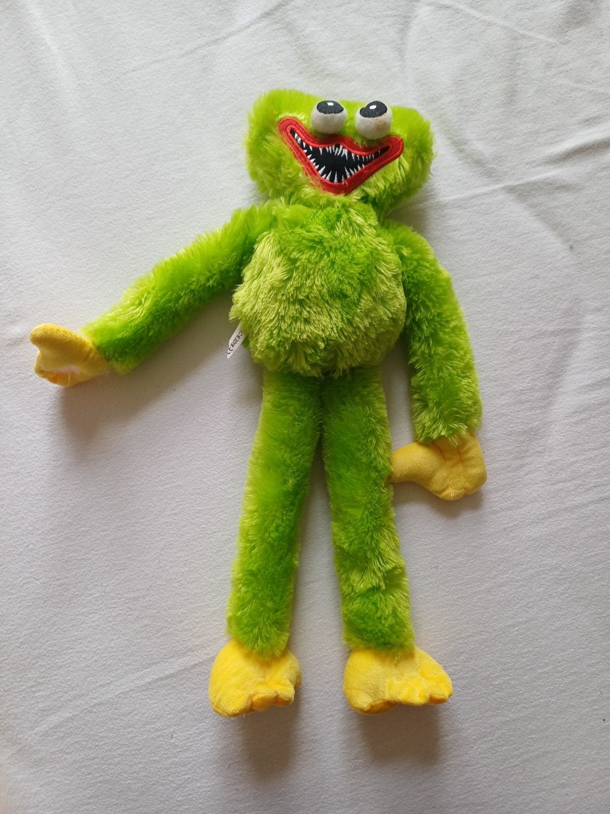 Groene knuffel met grote mond - Huggy Wuggy-stijl, Ophalen, Overige merken, Overige karakters, Overige typen