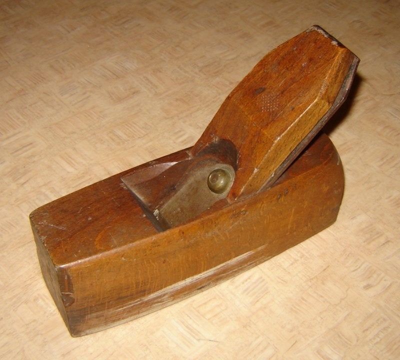 Antieke blokschaaf - fa. S. van Embden - S.V.E. - Amsterdam, Antiek en Kunst, Ophalen of Verzenden