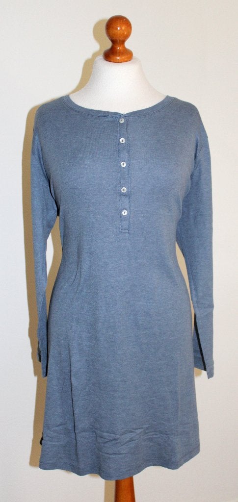 NIEUW HEMA nachthemd maat XL blauw lange mouw pyjama, Hema, Ophalen of Verzenden, Nieuw, Maat 46/48 (XL) of groter