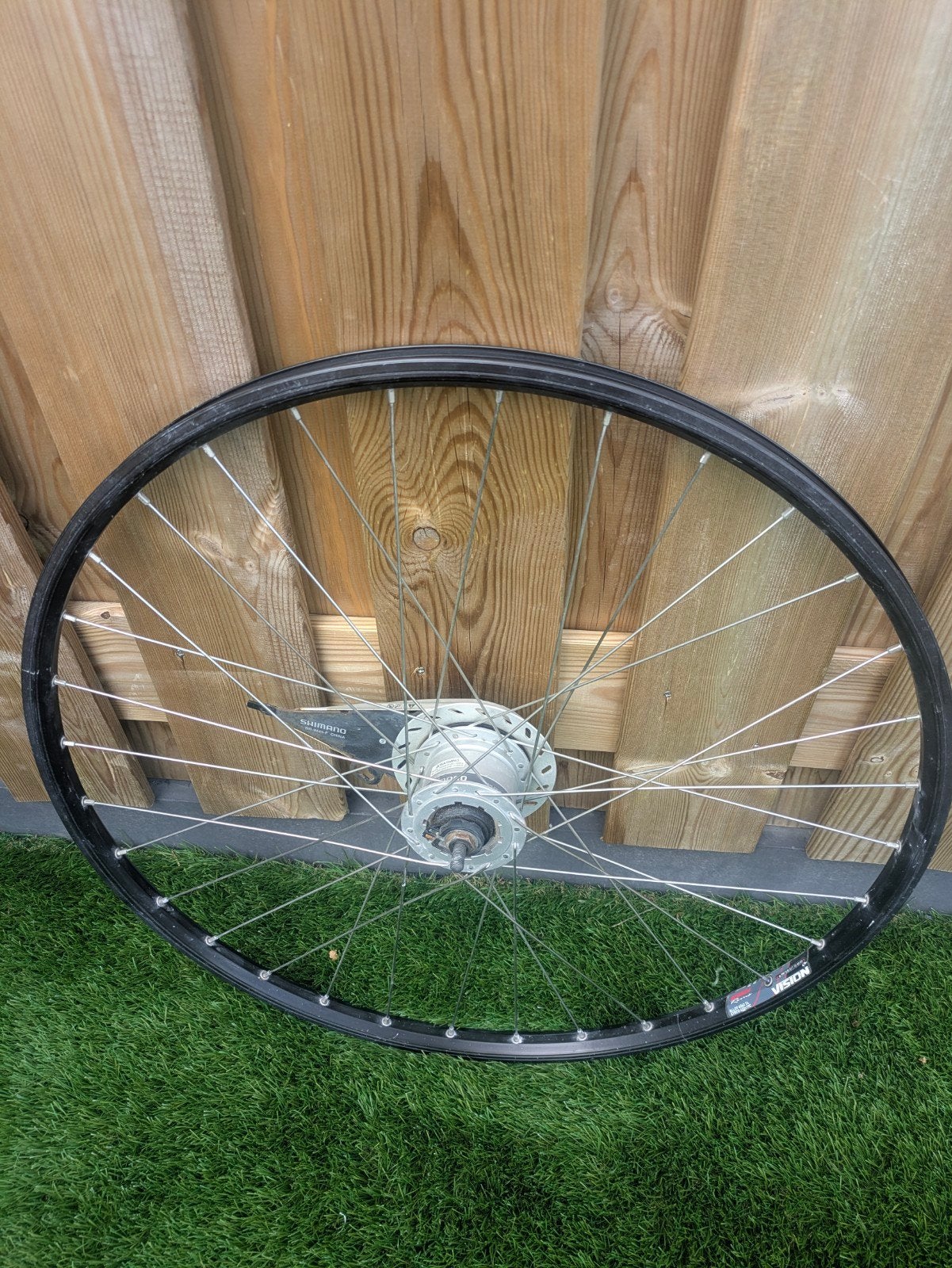 voorwiel 28 inch ( aluminium) naafdynamo, Fietsen en Brommers, Fietsonderdelen, Ophalen, Wiel, Aluminium