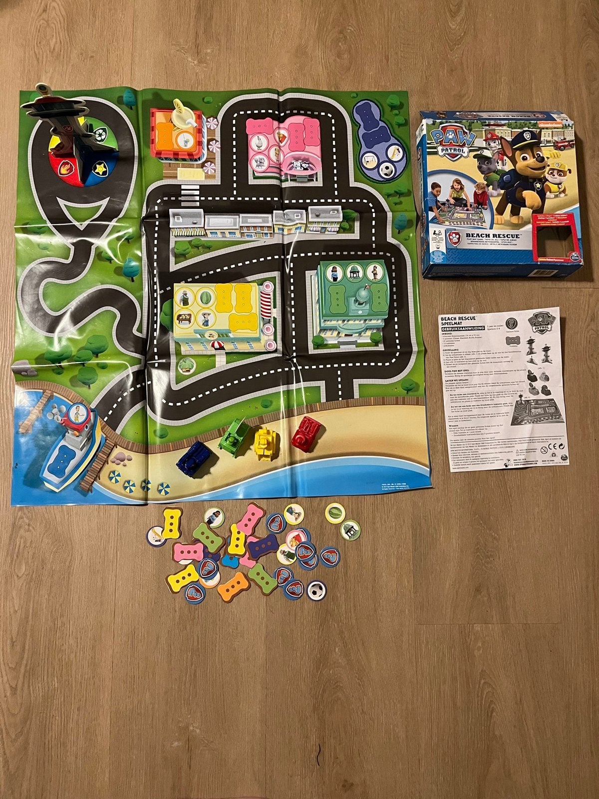 Paw patrol en speelmat, Ophalen of Verzenden, Zo goed als nieuw