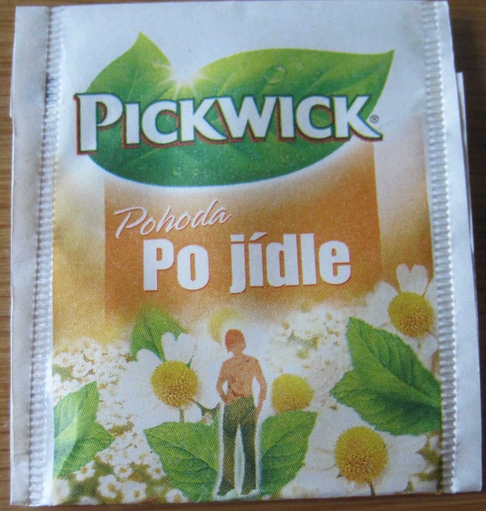 Drie theezakjes van Pickwick - Tsjechië - po jidle -uvolneni, Verzenden, Theezakje(s)