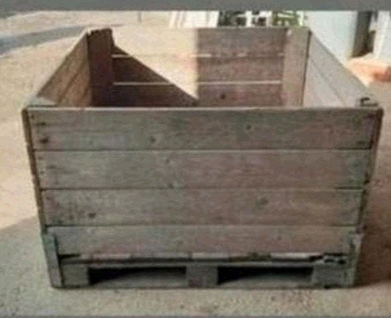 mooie oude kuub kisten voor de veiling mooi voor plantenbak, Ophalen of Verzenden, Hout