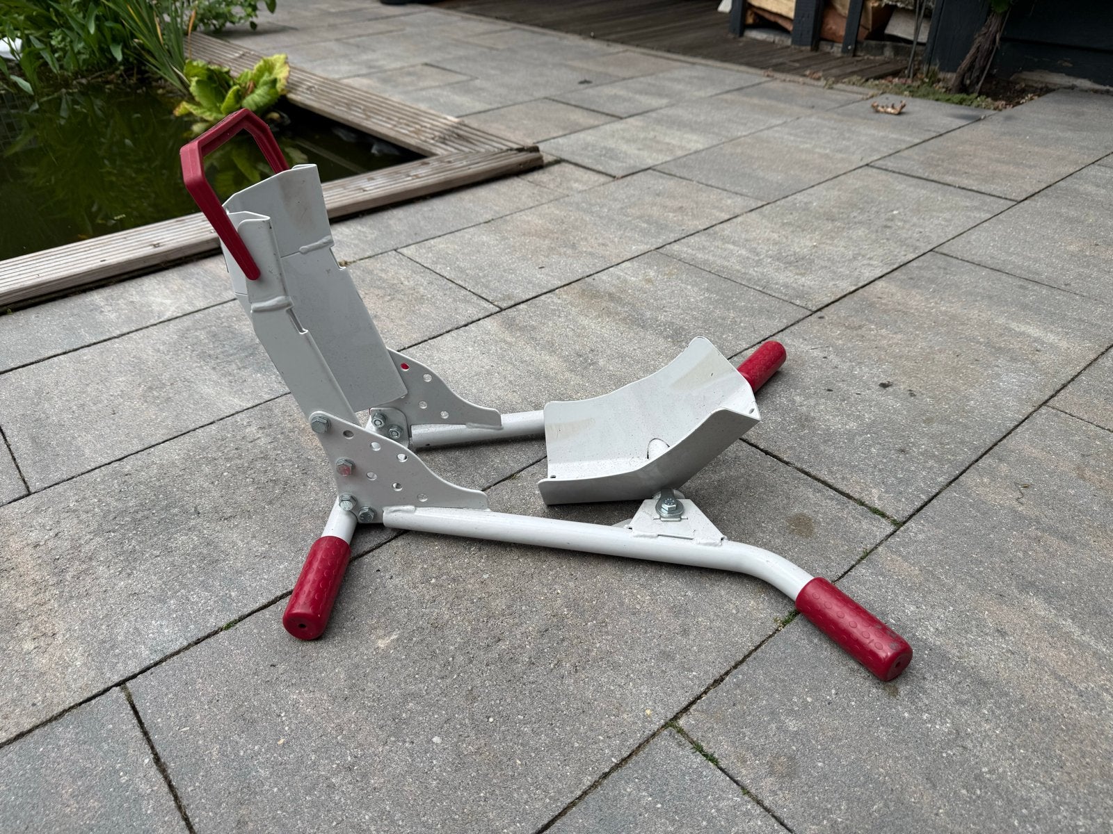 Steadystand Acebikes scooter-motorfiets standaard 10-14’’, Ophalen, Gebruikt