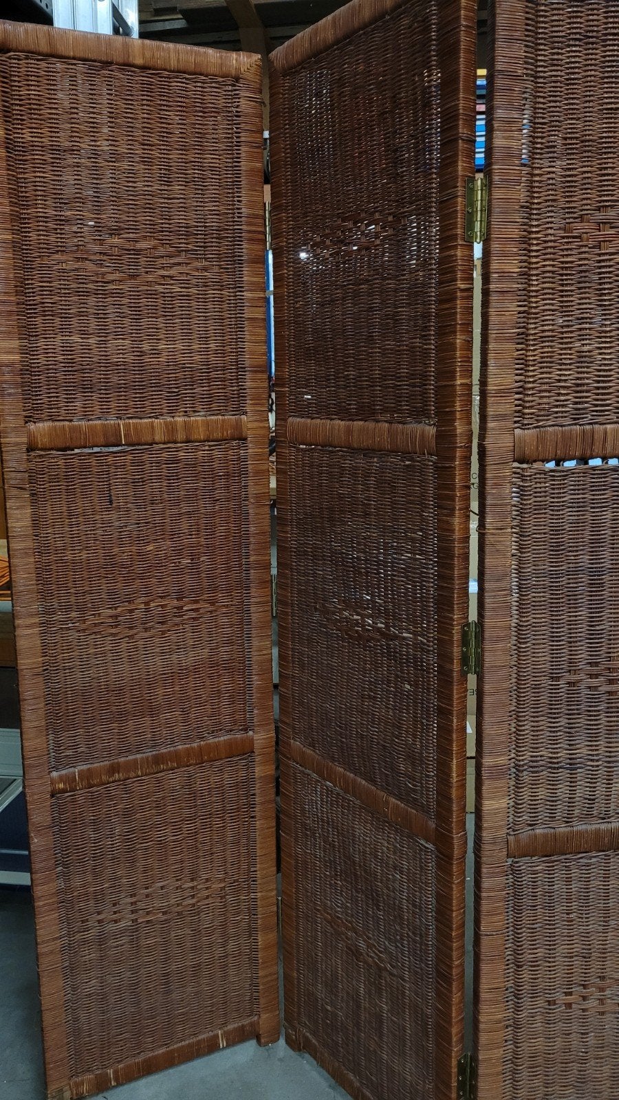 Rieten kamerscherm/ room divider, Huis en Inrichting, Woonaccessoires | Kamerschermen, Ophalen