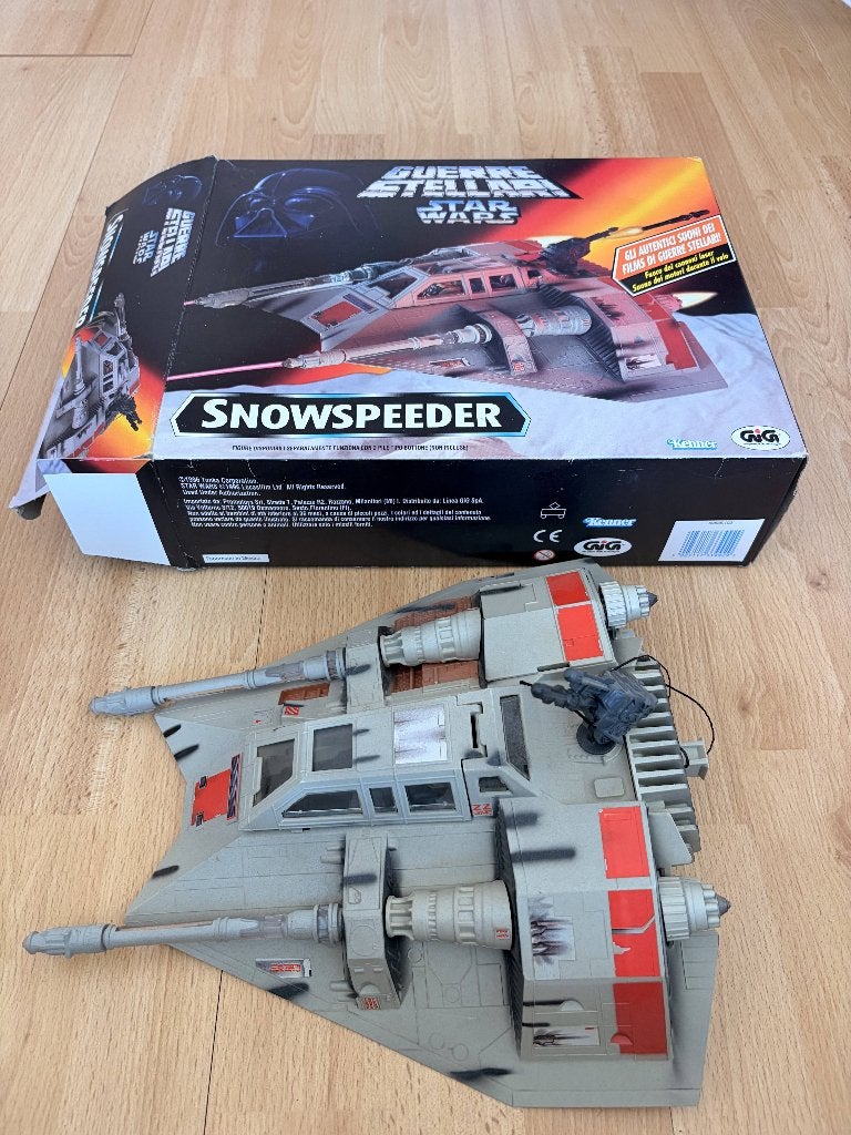 Star Wars Snowspeeder (Kenner) met doos en instructies, Ophalen of Verzenden, Gebruikt, Actiefiguurtje
