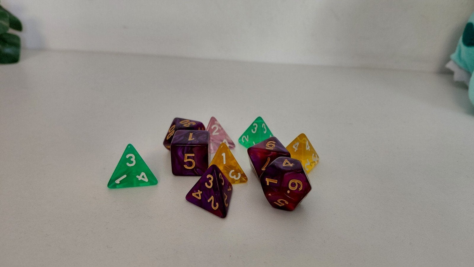 Dungeons and dragons dobbelstenen, Ophalen of Verzenden, Zo goed als nieuw