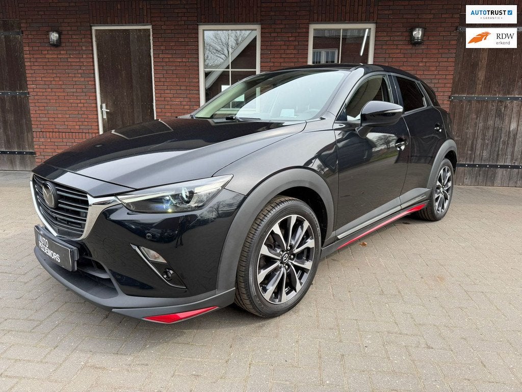 Mazda CX-3 2.0 SkyActiv-G 120 GT-M |ACC| Head-up| Camera| Le, Auto's, Mazda, 1998 cc, Zwart, 4 cilinders, 1188 kg