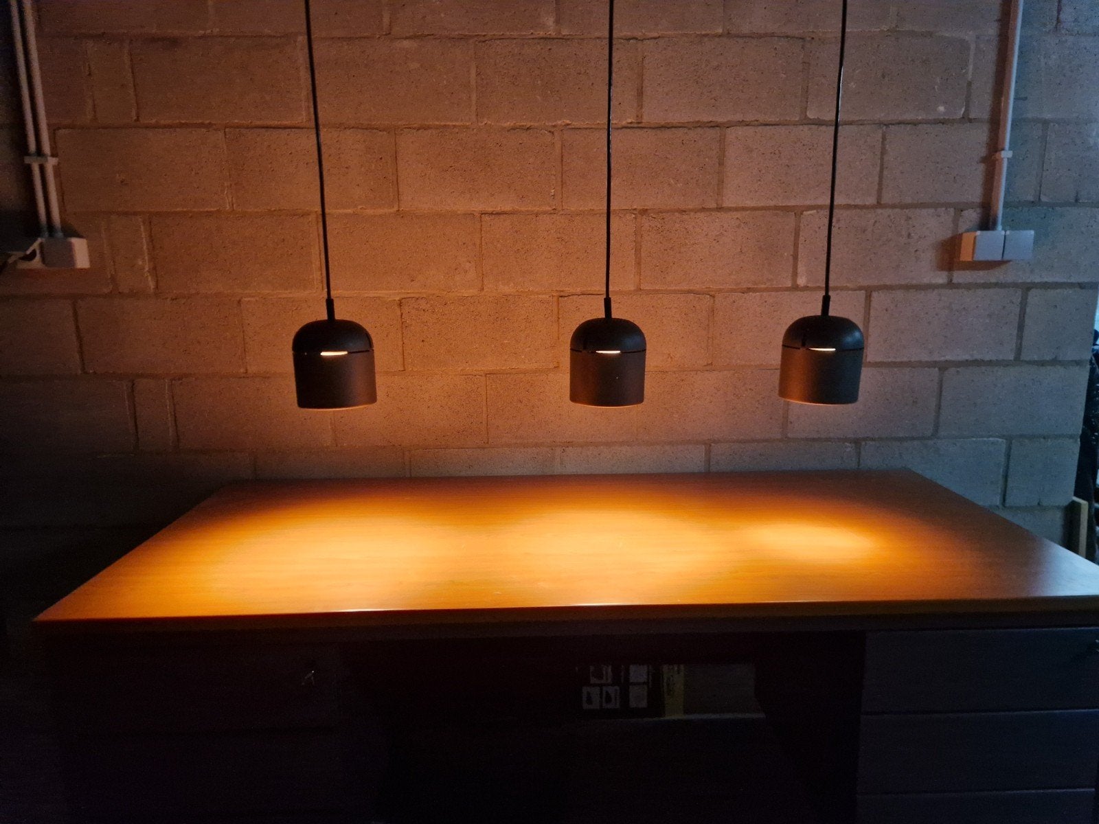 Staff Arnold Berges hanglampen bruin smal, Ophalen of Verzenden