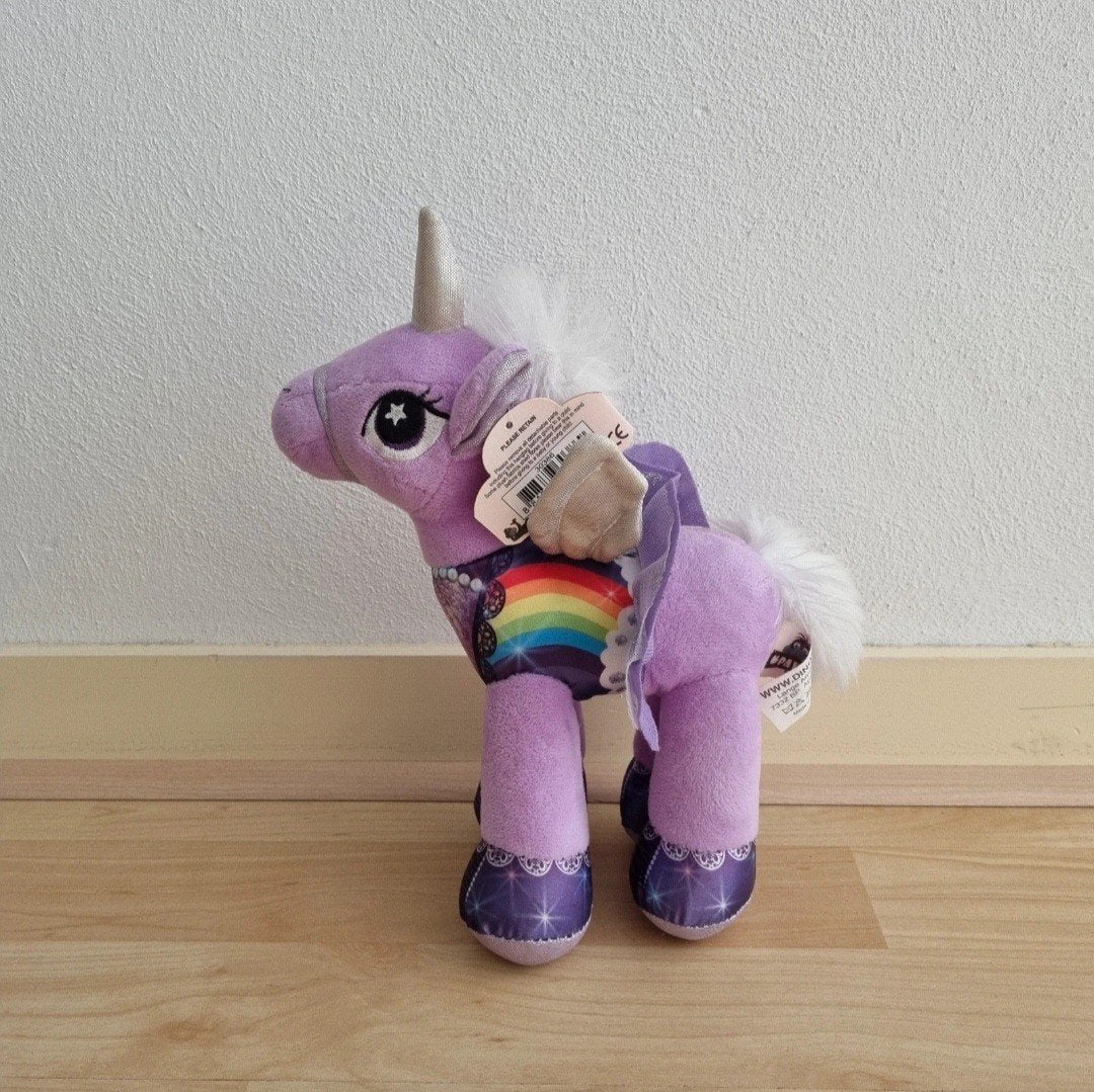 Paarse eenhoorn unicorn knuffel, Ophalen of Verzenden, Nieuw, Overige typen