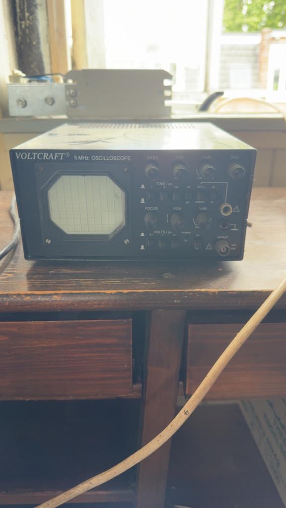 Voltcraft 5 MHz Oscilloscoop - Vintage Meetinstrument, Ophalen of Verzenden, Zo goed als nieuw