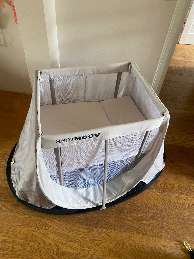 AeroMoov Instant Reisbedje – Compleet met draagtas, Ophalen, Zo goed als nieuw, Reisbedje