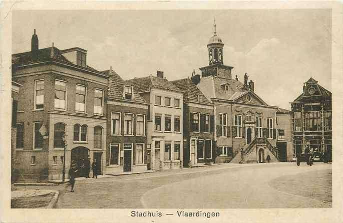 301-308-015 Vlaardingen Stadhuis, Verzenden, Voor 1920, Zuid-Holland
